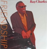 Vinil LP Ray Charles - Friendship (1986) Country Jazz Supraphon, disc 30cm, 33 RPM, Hank Williams Jr, George Jones, Willie Nelson