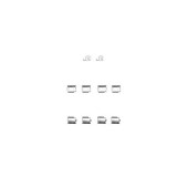 Set accesorii placute frana Delphi LX0343, parte montare : Punte Fata