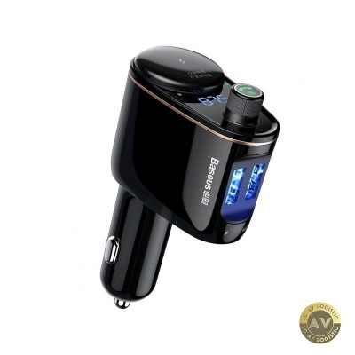 Modulator FM Bluetooth Baseus S-06 2 x USB-A CCHC000001 foto