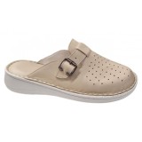 Saboti medicali dama din piele naturala Crem Med-Line RSY04VC