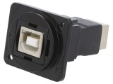 Adaptor USB B Soclu USB 2.0 Metal