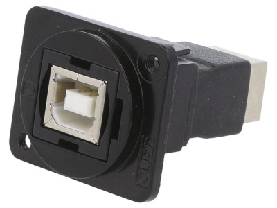 Conector adaptor USB B soclu USB 2.0 foto