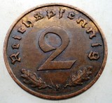 2.899 GERMANIA 2 REICHSPFENNIG 1939 F