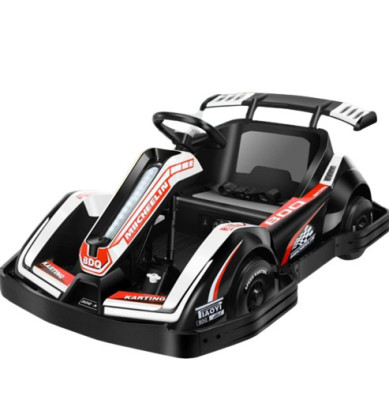 Masinuta-Kart electric pentru copii 3-11 ani, Racing 90W 12V 7Ah, telecomanda, culoare Alb foto