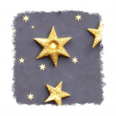 Sticker decorativ Stele, Auriu, 55 cm, 11645ST