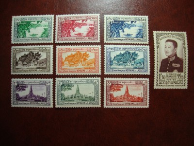 LAOS SERIE MH/MNH foto