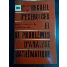 Recueil D&#039;exercices Et De Problemes D&#039;analyse Mathematique - B. Demidovitch , 00018421