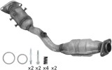 Catalizator Nissan Qashqai / Qashqai +2 1 (J10, Nj10, Jj10e), 11.06-04.14, 1.6, Euro5/Euro6, Catalizator si kit instalare, EEC