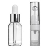 Set Sticle Transparente de Călătorie cu Pipetă și Roller, 25ml și 5ml, 2 buc, CMCLASS