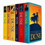 Dune Series 6 Books Collection Set (Dune, Dune Messiah, Children Of Dune, God Emperor Of Dune, Heretics Of Dune &amp; Chapter House Dune)