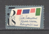 S.U.A.1966 Expozitia filatelica SIPEX KS.5, Nestampilat