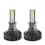 Cumpara ieftin Set 2 LED-uri Auto Techstar&reg; P1, H3, 36w, 4000 Lumeni, 6500K, AUTO, 12-24 Volti, DOB, Canbus, Miez Cupru, Radiator Aluminiu