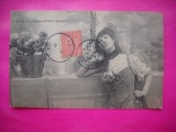 HOPCT 12239 TCV -FELICITARE VECHE -FEMEI FRUMOASE CU PALARIE -STAMPILOGRAFIE/ TIMBRU -FRANTA -EUROPA - -ROMANTICA- -CIRCULATA