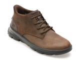 Ghete SKECHERS maro, ARCH FIT GARZA, din piele naturala