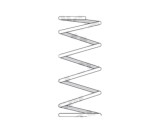 Arc spiral suspensie Mercedes Clasa C, Clasa C T-Model, SLK, motor C 180, C 200, C 200 CDI, C 200 D, montare Spate, Galben; gri; Pentru vehicule cu