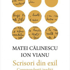 Scrisori din exil Corespondență inedită - Paperback brosat - Ion Vianu, Matei Călinescu - Humanitas