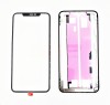 Geam cu Rama si OCA iPhone 11 Pro Max, Negru - Componenta Display Premium