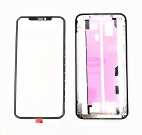 Geam cu Rama si OCA iPhone 11 Pro Max, Negru - Componenta Display Premium
