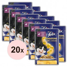 Felix Sensations - rata si spanac in gelatina, 20 x 100 g foto