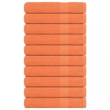 VidaXL Prosoape pentru saună 10 buc Portocaliu 360 g/m&sup2; 100% bumbac