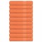 vidaXL Prosoape 10 buc Portocaliu 100x200 cm 360 g/m&sup2; 100% bumbac 136916