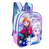 Ghiozdan mini pentru gradinita, Disney Frozen, 3D
