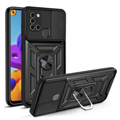 Husa pentru Samsung Galaxy A21s - Techsuit CamShield Series - Black foto