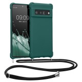 Husa Kwmobile pentru Google Pixel 6 Pro, Verde, Silicon, 55917.78, Carcasa