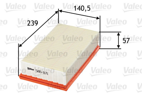 VALEO 585071 Filtru aer