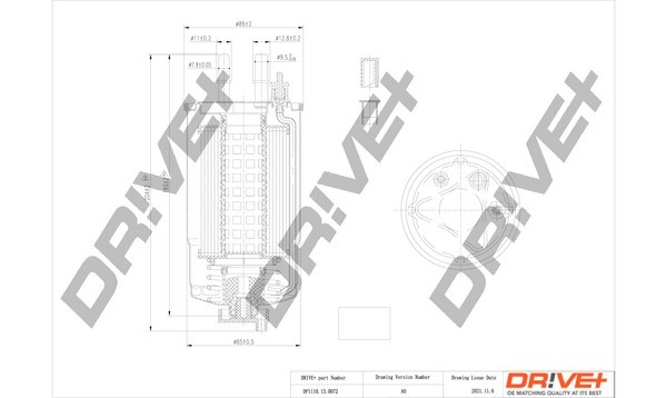 Dr!ve+ DP1110.13.0072 filtru combustibil