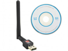 Antena detasabila Wireless USB 2.0 sau 1.1, 300 Mbps Wifi foto