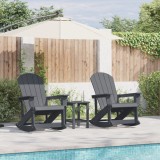 vidaXL Fotolii Adirondack Marmite 2 pcs Gri deschis 73.5 x 92 x 90 cm