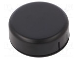 Carcasă alarmă HAMMOND 1551SNAP ABS neagră &Oslash; 60mm 20,3mm