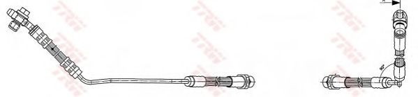 Conducta / cablu frana MAZDA TRIBUTE (EP) (2000 - 2008) TRW PHD490