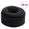 Furtun de aer hibrid, negru, 0,6&quot;, 20 m, cauciuc si PVC GartenMobel Dekor, vidaXL