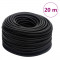 vidaXL Furtun de aer hibrid, negru, 0,6&quot;, 20 m, cauciuc și PVC