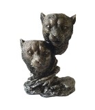 Cumpara ieftin Statueta decorativa, Leoaice, Argintiu, 13 cm, XQ4004