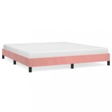 Cumpara ieftin Cadru de pat, roz, 180x200 cm, catifea