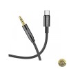 Cablu Audio USB-C la 3.5mm HOCO UPA19, 1m, Negru. Incarcator Auto Universal, Fast Charge