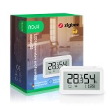Senzor Smart de Temperatura si Umiditate Nous cu afisaj E6, LCD, ZigBee