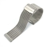 Cumpara ieftin Br??ar? de Ceas Universal? &ndash; O?el Inoxidabil 20 mm &ndash; Grosime 2 mm &ndash; Lungime 20 cm &ndash; &Icirc;nchidere Fluture