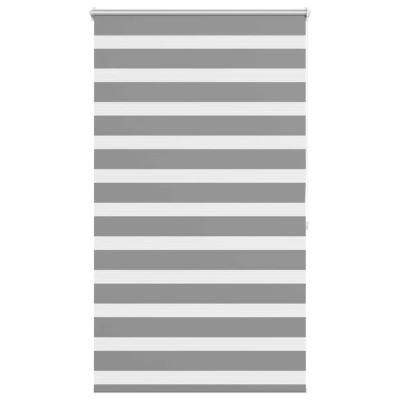 Jaluzea tip zebra, 100 x 175 cm, gri foto