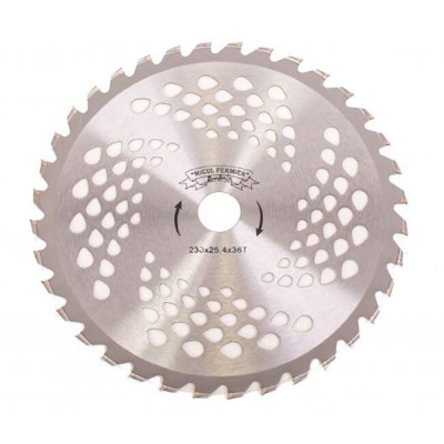 Disc circular vidia pentru motocoasa/trimmer, Micul Fermier, 230x25.4 mm, 40 dinti foto