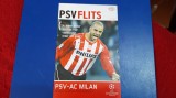 Program PSV Eindhoven - Milan