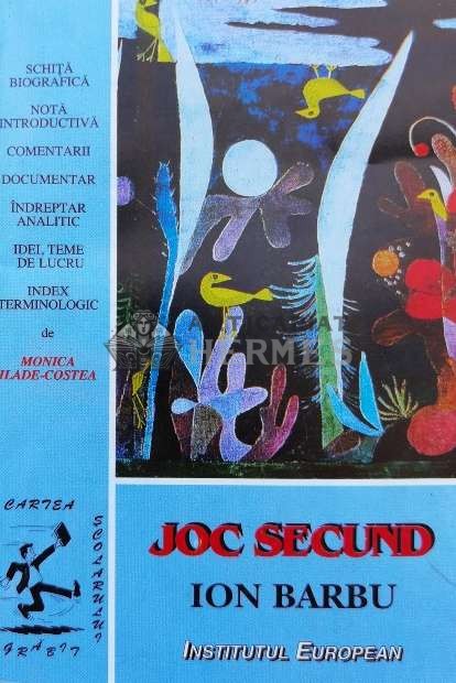 Joc secund (poezii) - 1996 - Ion Barbu ($A47)