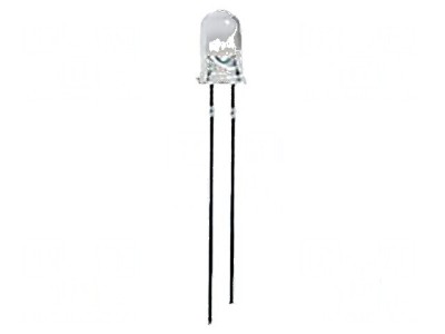 LED UV 15&amp;deg; 20mW 397,5-402,5nm 10-20mA THT foto