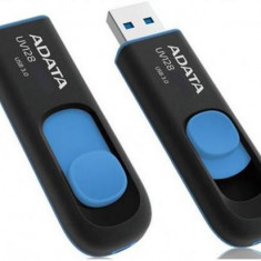 Stick USB A-DATA UV128, 64GB, USB 3.0 (Negru/Albastru)
