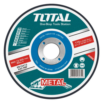 TOTAL - DISC DEBITARE METALE - 180MM PowerTool TopQuality foto