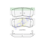 Set placute frana Icer 181829, parte montare : Punte Spate