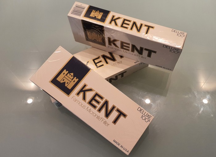 Cartus plin tigari KENT DELUXE 100S - anii 1980 - Made in USA